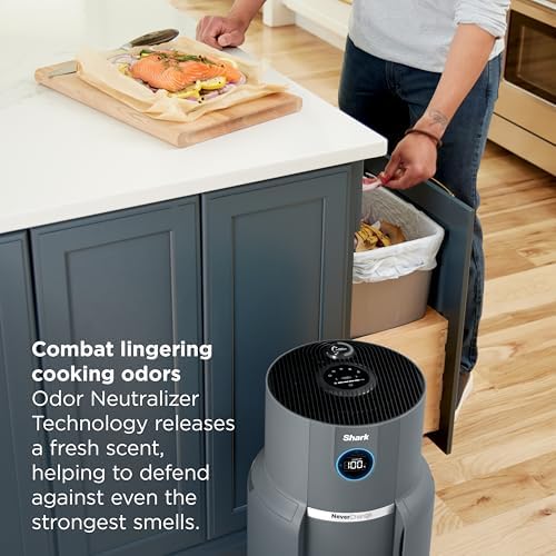 Shark NeverChange Air Purifier Max, HP301, Grey - Image 6