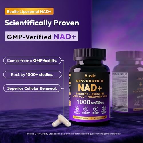 Liposomal NAD Resveratrol Supplement, NAD Supplements for Women & Men - Image 2