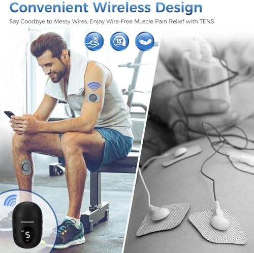 KingPavonini Wireless TENS Unit Muscle Stimulator, Pain Relief, Model U8PRO - Image 2