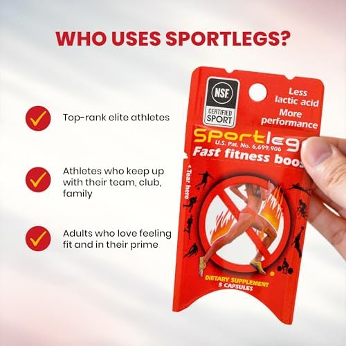 SPORTLEGS Lactate Fuel Pre-Workout Training Aid, 5 Count (Pack of 3) - Image 4