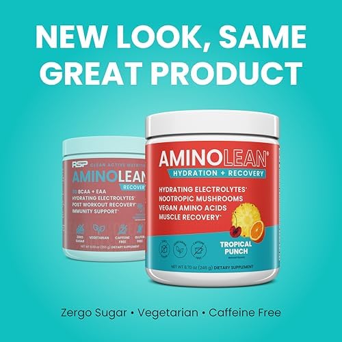 AminoLean Recovery Electrolytes Powder with Vegan BCAA + EAA Amino Acids - Image 2