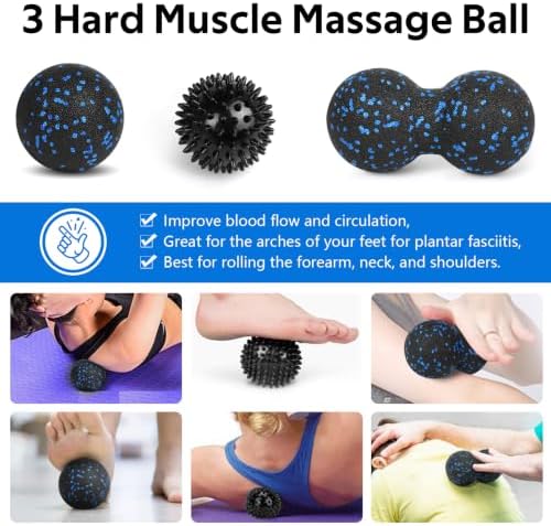 7 in1 Foam Roller Set for Deep Tissue Muscle Massager - Back Roller - Image 5