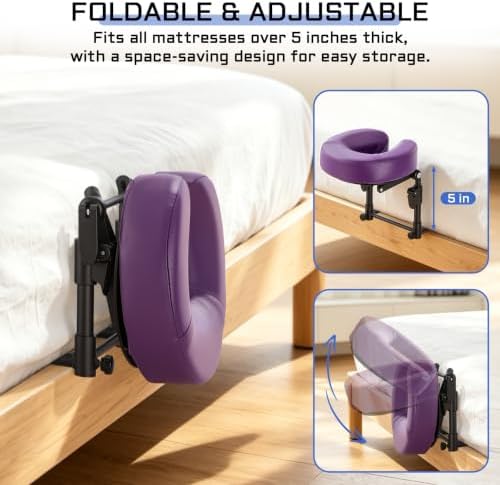 Massage Headrest for Bed with Storage Bag - Image 7