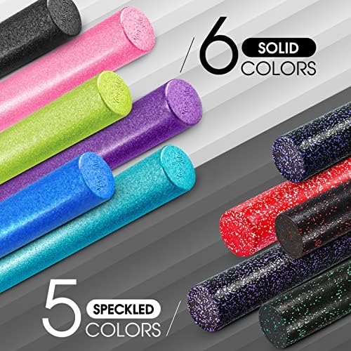 Yes4All High-Density EPP Round Back Roller Foam, Exercise Foam Roller for Yoga, & Pilates, Multiple Sizes and Colours, Purple - 24 inches - Image 7