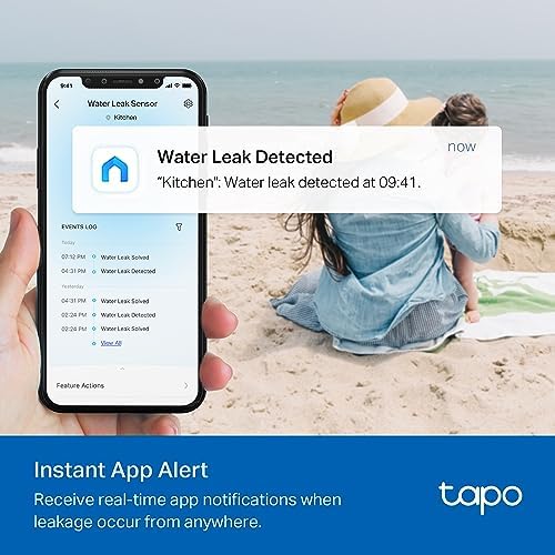 Tapo Smart Water Leak Detector, Requires Tapo Hub, T300 - Image 3