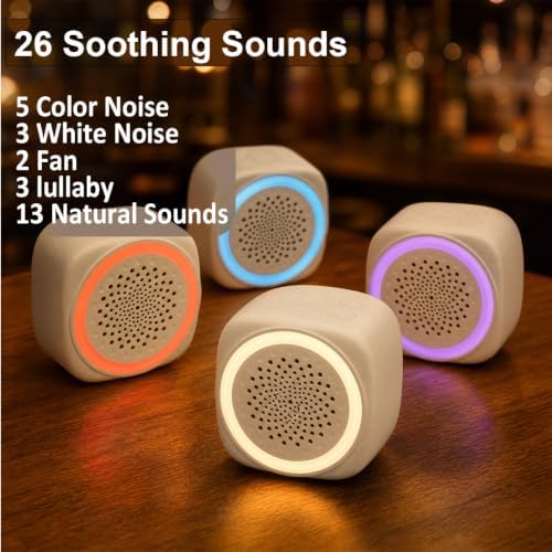 Color Noise Sound Machine, White Noise Machine for Sleep,Travel - Image 2