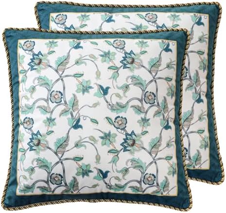 patdrea Designer Velvet Couch Throw Pillow Cover,Set of 2,18"x18"-NoahD by patdrea
