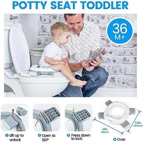 Orzbow Portable Potty Training Chair for Toddler, Travel Emergency Toilet - Image 2