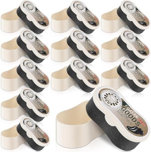 Loopeer 12Pcs Shoe Shine Sponge, Instant Leather Care by Loopeer