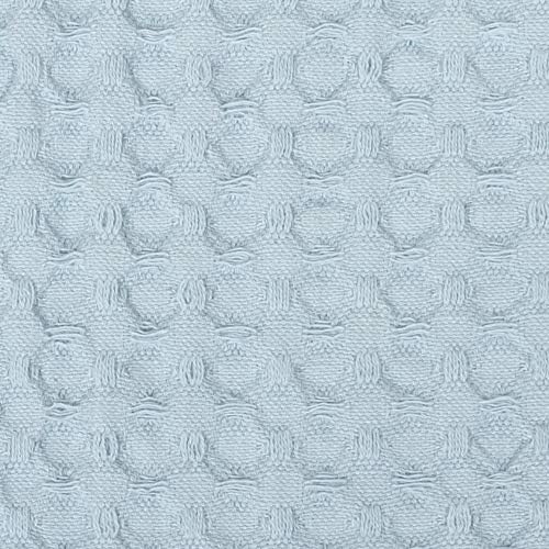 100% Fine Cotton Blanket Luxurious Weave Stylish Design Soft and Comfortable All Season Warmth, King, Waffle Weave Pearl Blue (Pack of 6) - Image 4