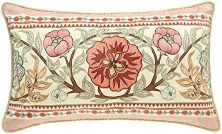 patdrea Designer Vintage Velvet Throw Pillow Cover,12"x20"-Kulom C by patdrea
