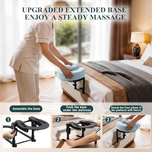 Massage Headrest for Bed, Face Down Massage Pillow & Face Cradle - Image 4