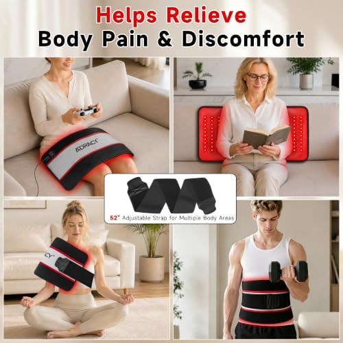 24" × 12" Red Light Therapy Pad for Body Pain Relief, FSA&HSA - Image 5