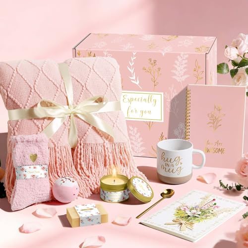 Wasocol Birthday Gifts for Women Self Care Gift Basket, Get Well Relaxing Spa Gift Baskets for Women, Unique Inspirational Gifts for Mom Wife Grandma Sister Friend Her - Image 3