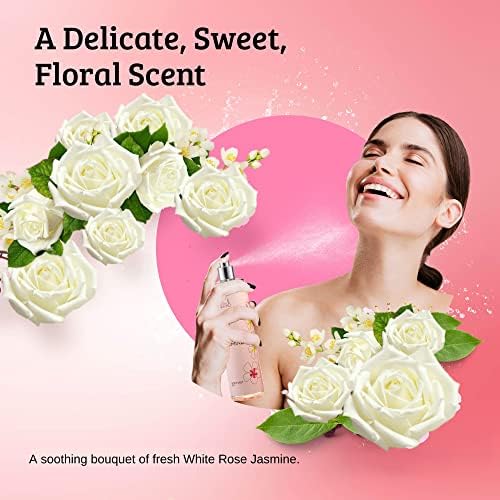 Home Spa Gift Deep Moisturizing Fragrance Body Lotion (White Rose Jasmine) - Image 4