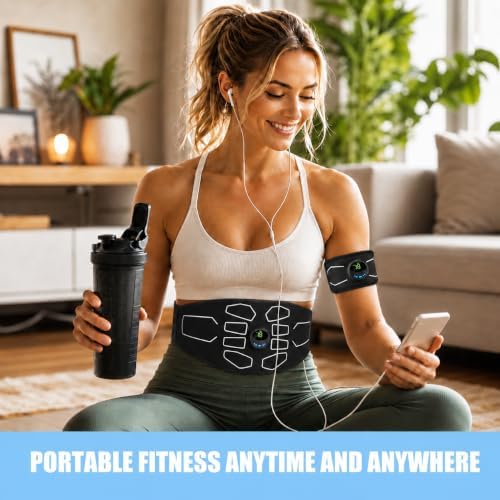 Electronic Muscle Stimulator, Abs Toner, Full Body Fitness Gear Men Women - Image 3