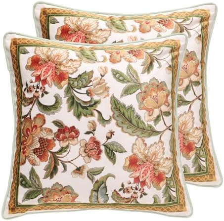 patdrea Designer Velvet Throw Pillow Cover,Set of 2,18"x18"-SantiagoA by patdrea