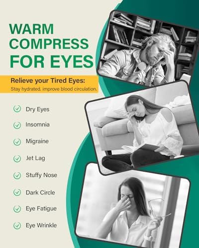 20-Pack Steam Eye Masks for Dry Eyes, Self Heating Warm Compress, 4 Flavors - Image 5