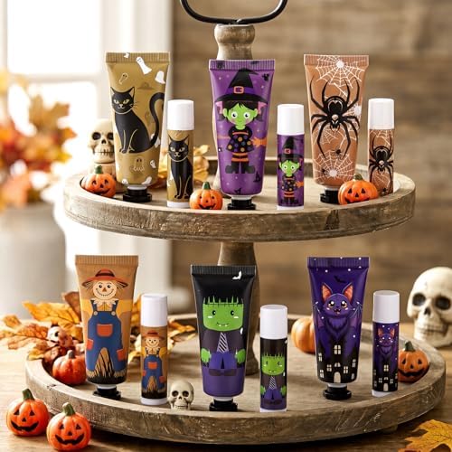 12 Pack Halloween Hand Cream and Lip Balm Gifts Sets for Women Bulk - Image 5