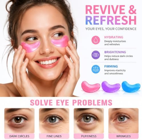 Under Eye Patches (40 Pairs), Eye Mask Bulk, Bridesmaid Gifts, Party Favors - Image 3