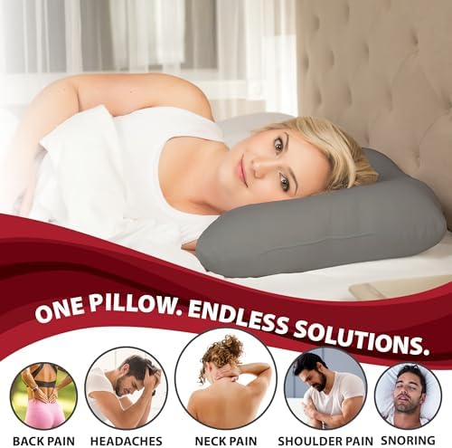 Ergonomic Cervical Pillow for Neck Pain Relief Back & Side Sleepers FULL GR - Image 2