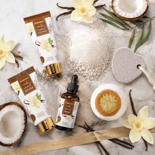 Christmas Spa Gift Basket for Women, 8pcs with Body Wash - Image 4