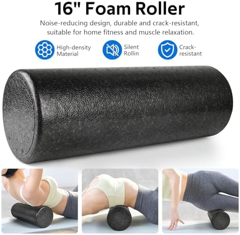 7 in1 Foam Roller Set for Deep Tissue Muscle Massager - Back Roller - Image 3