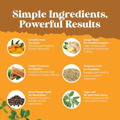 Organic Turmeric Drops for Adults - Movement Support - Sugar Free - 2 FlOz - Image 4