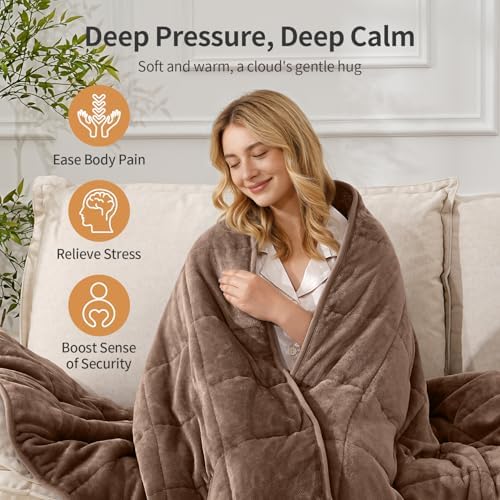 Uttermara Weighted Blankets for Adults Full Size, 12lbs 48x72 inches - Image 4
