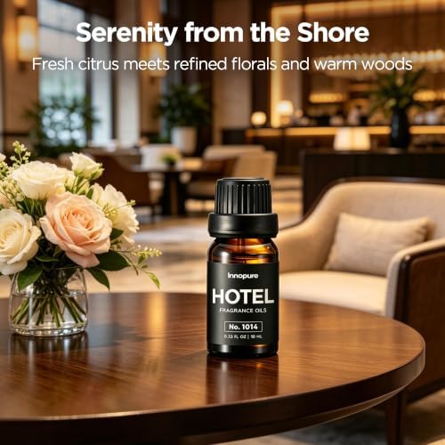 InnoGear 150ml Essential Oil Diffuser 2 Hotel Collection Fragrance Oil Gift - Image 5
