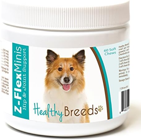 Healthy Breeds Icelandic Sheepdog Z-Flex Minis Hip and Joint Support Soft Chews 60 Count by HealthyBreeds