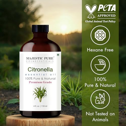 Majestic Pure Citronella Essential Oil for Diffuser - 4 Fl Oz - Image 4