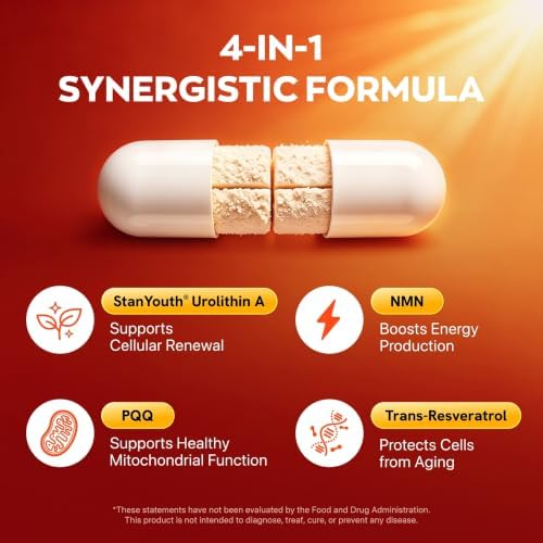 Gynable Urolithin A Supplement with NMN & PQQ, Cellular Energy - Image 3