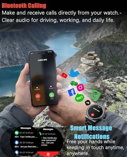 Smart Watches for Men Women,Fitness Tracker with Bluetooth Calling - Image 2