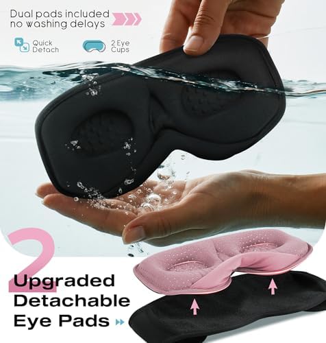 MUSICOZY Bluetooth Sleep Headphones with 3D Eye Mask for Zero Pressure - Image 3