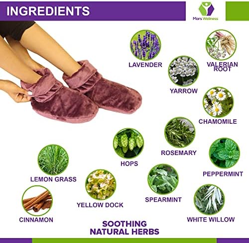 Mars Wellness Heated Microwavable Booties - Microwave Slipper Warmers - Image 4