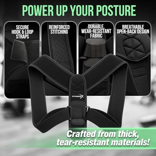 Posture Corrector for Women and Men – Adjustable Back Brace Posture Corrector & Upper Back Support – Back Straightener Posture Brace for Shoulder, Neck & Back Pain Relief – Comfortable Back Posture Corrector - Image 2