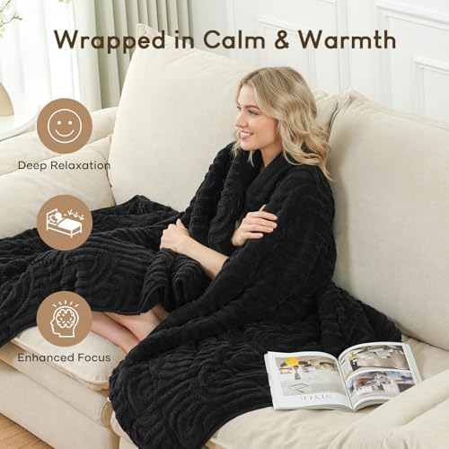 Cottonblue Weighted Blanket for Adults King Size 15lbs 80"x87" Soft Sherpa - Image 5