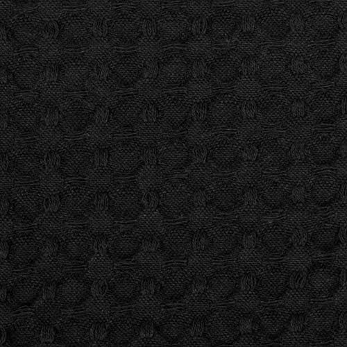 Sweet Home Collection 100% Fine Cotton Blanket Luxurious Weave Stylish Design Soft and Comfortable All Season Warmth, Full/Queen, Waffle Weave Black (Pack of 6) - Image 4