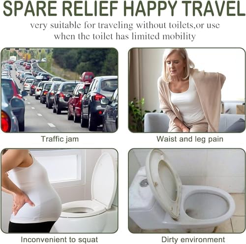 Female Urination Device, Reusable Female Urinal Silicone Women Pee Funnel | Women to Pee Standing Up, The Perfect Companion for Camping,Travel travel outdoor, folds compact, easy rinse - Image 6