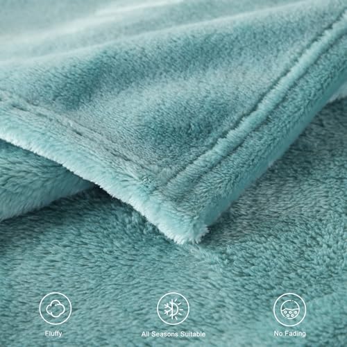 TASTHROW Bluishgreen Throw Blanket 50x60 Inches - Image 5