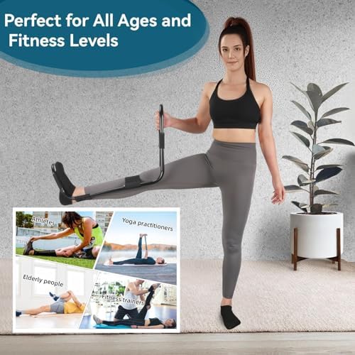 Hamstring Stretcher, Knee Extension Device, Lower Back, Hip & Calf Stretching - Image 7