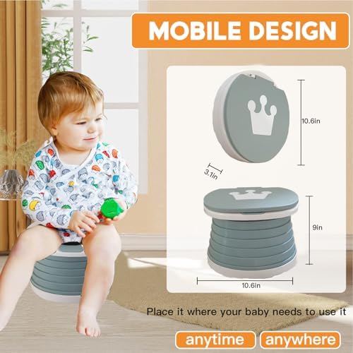 SunnySmile,Travel Potty,Car Potty for Toddler,Portable Toilet for Kids - Image 5