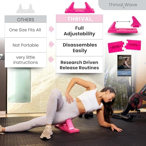 Thrival Wave, Adjustable Psoas Muscle Release Tool, Pink - Image 5