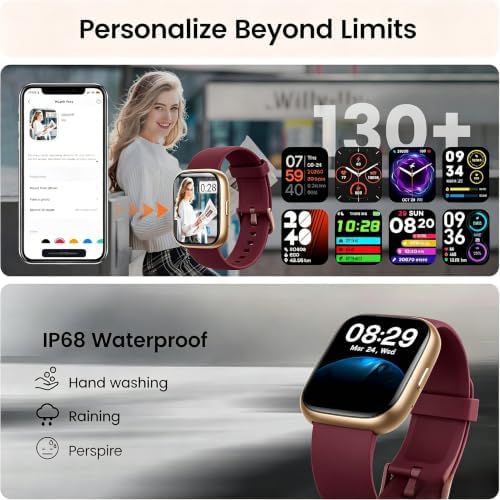 Smart Watch with Alexa Built-in, 1.83" HD Bluetooth Calling Fitness Tracker - Image 7