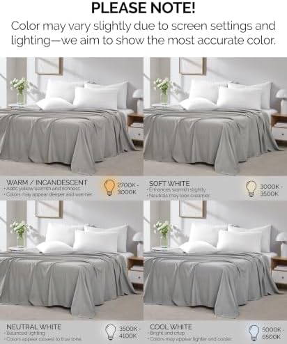 Full Flat Sheets Only 2 Pack Microfiber Oversized Soft Hotel Quality Grey - Image 5