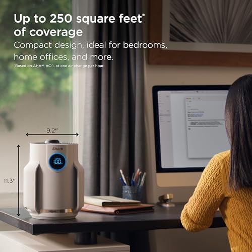 Shark NeverChange Compact Pro Air Purifier, HP072WH, White - Image 6