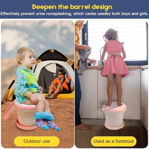 Portable Potty for Toddler,Travel Potty Seat for Toddler,Travel Toilet Kids - Image 5