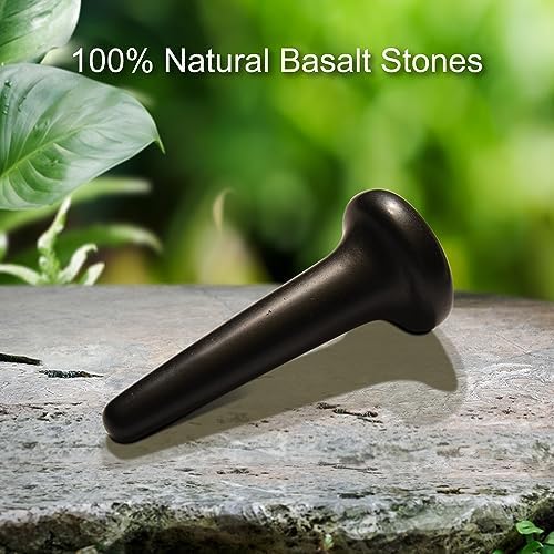 Master Massage TitanGrip Basalt Nail Shape Hot Stone – Therapeutic Tool for Deep Tissue, Trigger Point, and Acupressure Massage for Relaxation and Reflexology (1 Piece) - Image 6