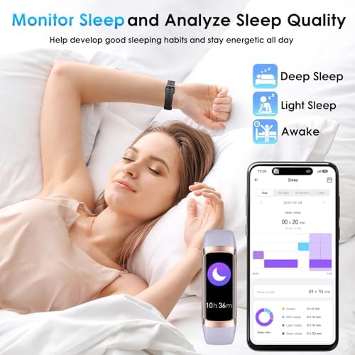 Fitness Tracker – Heart Rate Blood Oxygen Blood Pressure Temp Sleep Calorie - Image 3